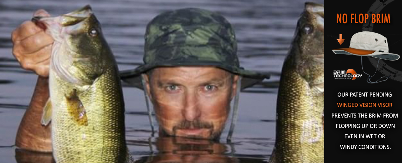 This aggressive and technical 5-panel style sun hat is a direct result from feedback from our runners, fishermen and paddlers that wanted more shade than the Osprey and a moisture management system that dealt with heavy perspiration.  Laser cut venting, lightweight breathable fabric and a multi-panel interior moisture management system make this style perfect for fitness-based activities.  Also offered in a high visibility Blaze OrangeUPF 50+ Certified Eco Feather-Tech FabricNo Flop Brim Technology (Patent Pending)Removable Cord System (Patent Pending)Multi Panel Interior Moisture Management SystemPerspiration Wicking HeadbandLaser Cut Venting TechnologyReflective BrandingSingle Hand Size CinchFront Stash PocketFloatsLimited Lifetime WarrantyWeight - Size M/L - 3.5 oz.Brim Measurements: Front 3” Side 1 ¾” Back 2 1/2”SUP HatStand Up Paddle Board HatPaddle Surfing HatFishing Hat